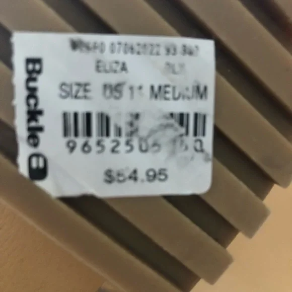 NWT Black MADDEN GIRL Sandals w/ Chunky Wooden Heels Size 11 $55 - Picture 4 of 4